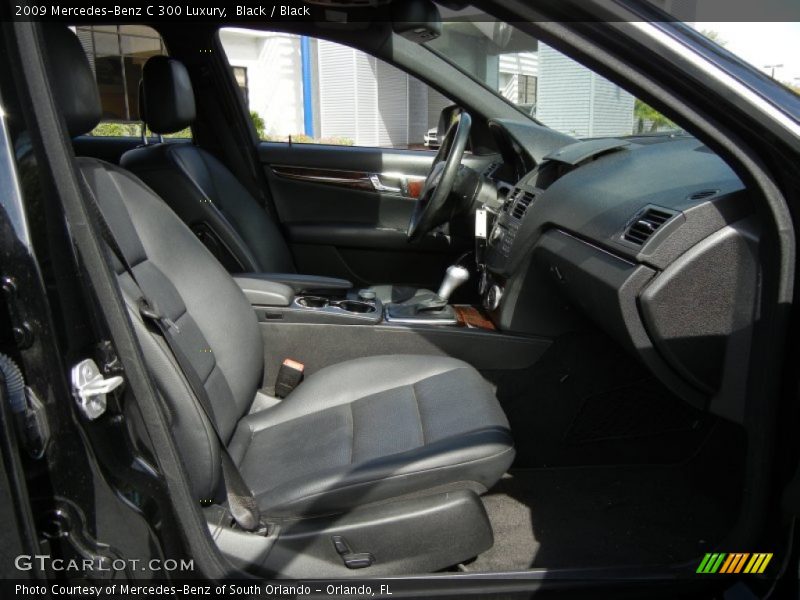 Black / Black 2009 Mercedes-Benz C 300 Luxury