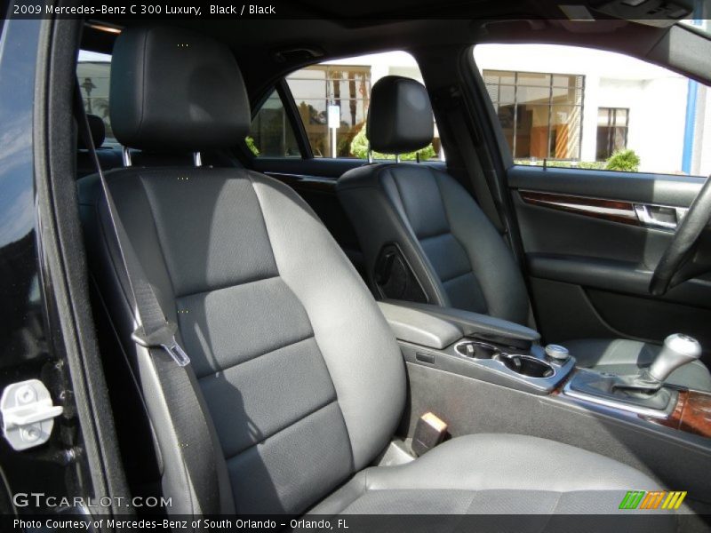 Black / Black 2009 Mercedes-Benz C 300 Luxury