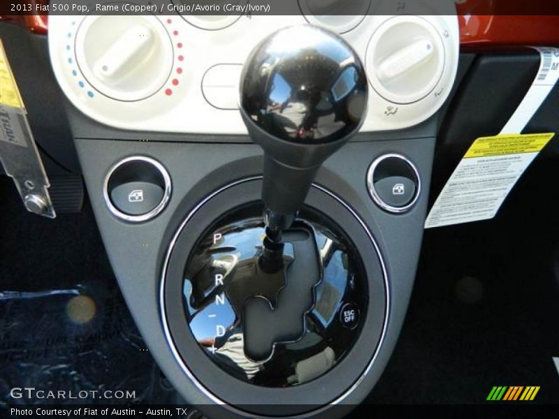 Rame (Copper) / Grigio/Avorio (Gray/Ivory) 2013 Fiat 500 Pop