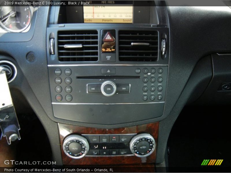 Black / Black 2009 Mercedes-Benz C 300 Luxury