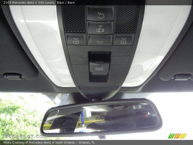 Black / Black 2009 Mercedes-Benz C 300 Luxury