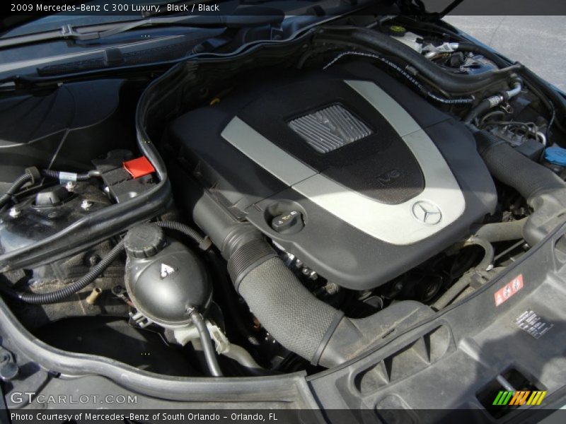 Black / Black 2009 Mercedes-Benz C 300 Luxury