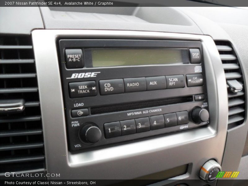 Avalanche White / Graphite 2007 Nissan Pathfinder SE 4x4