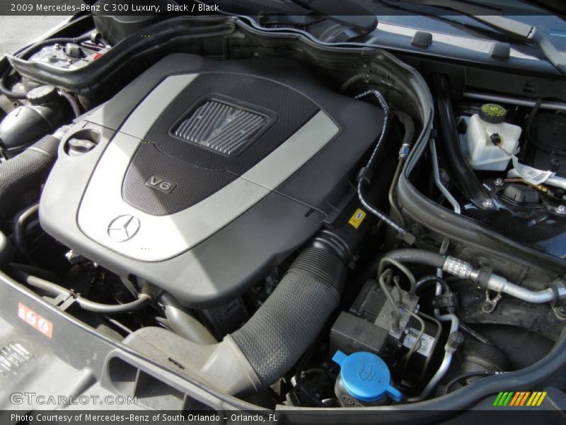 Black / Black 2009 Mercedes-Benz C 300 Luxury
