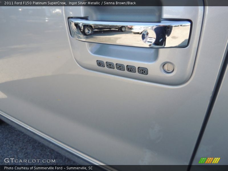 Ingot Silver Metallic / Sienna Brown/Black 2011 Ford F150 Platinum SuperCrew