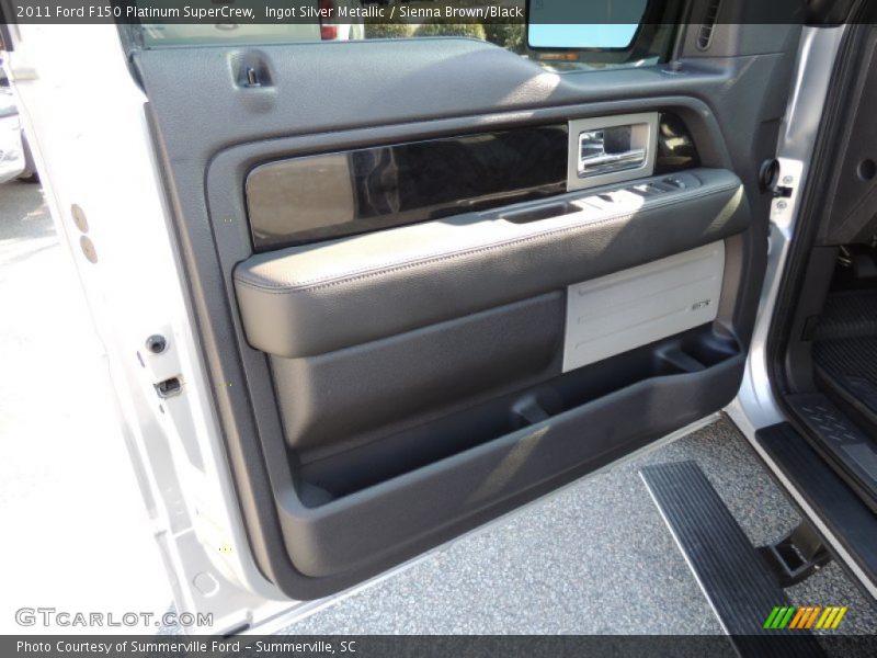 Ingot Silver Metallic / Sienna Brown/Black 2011 Ford F150 Platinum SuperCrew