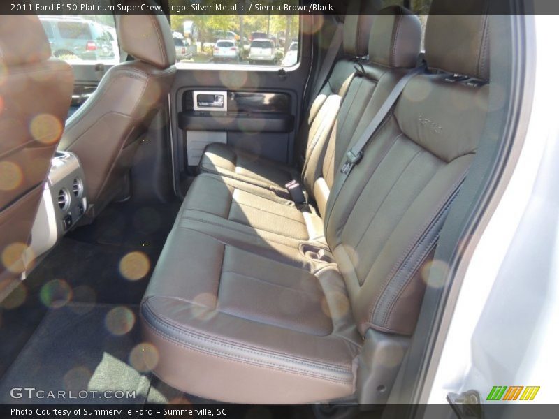 Ingot Silver Metallic / Sienna Brown/Black 2011 Ford F150 Platinum SuperCrew