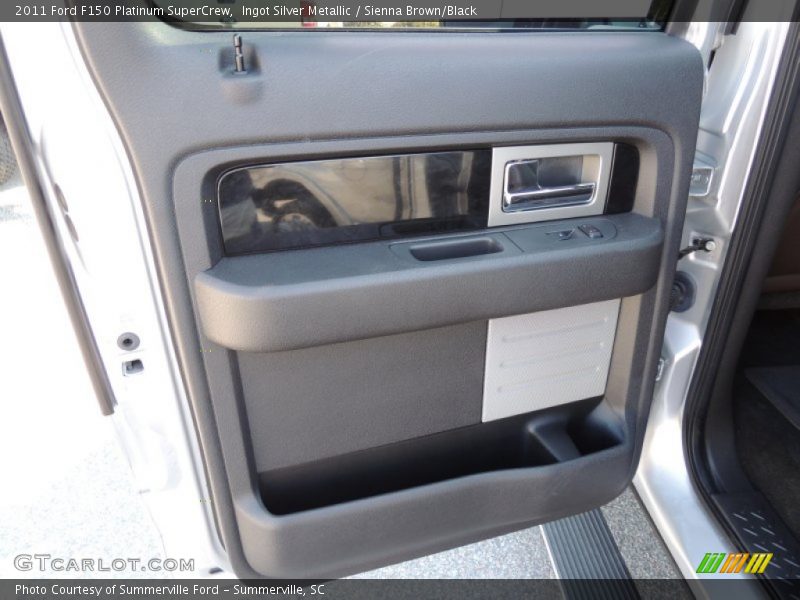 Ingot Silver Metallic / Sienna Brown/Black 2011 Ford F150 Platinum SuperCrew