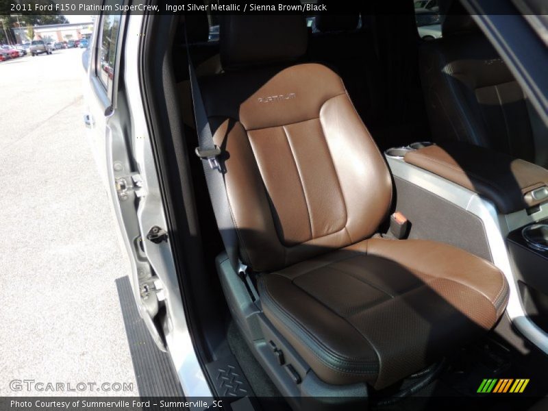 Ingot Silver Metallic / Sienna Brown/Black 2011 Ford F150 Platinum SuperCrew