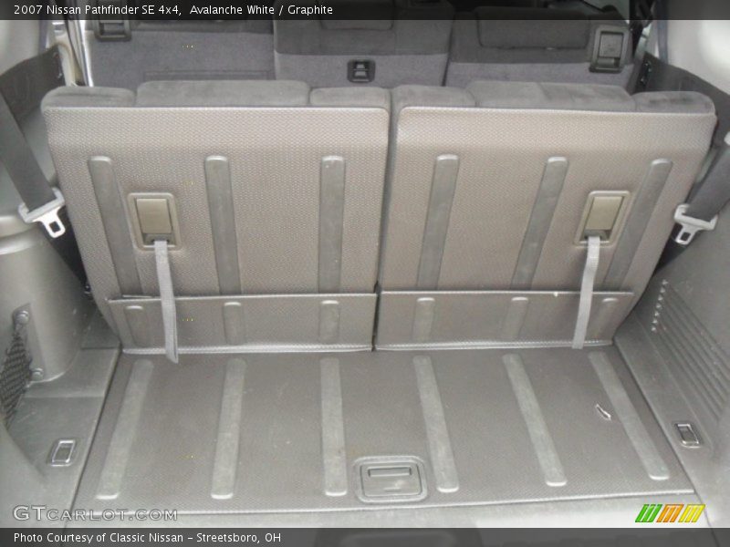 Avalanche White / Graphite 2007 Nissan Pathfinder SE 4x4