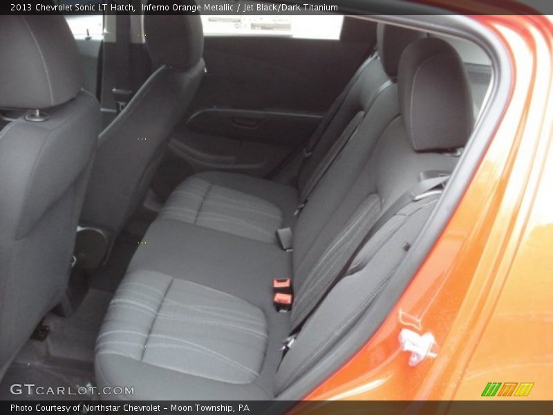 Inferno Orange Metallic / Jet Black/Dark Titanium 2013 Chevrolet Sonic LT Hatch