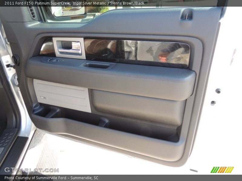 Ingot Silver Metallic / Sienna Brown/Black 2011 Ford F150 Platinum SuperCrew