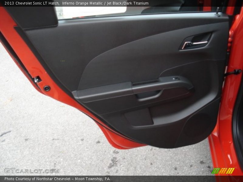 Inferno Orange Metallic / Jet Black/Dark Titanium 2013 Chevrolet Sonic LT Hatch