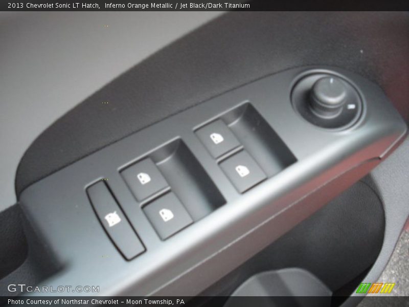 Inferno Orange Metallic / Jet Black/Dark Titanium 2013 Chevrolet Sonic LT Hatch