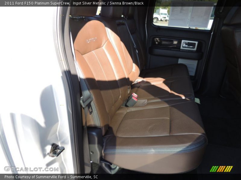 Ingot Silver Metallic / Sienna Brown/Black 2011 Ford F150 Platinum SuperCrew