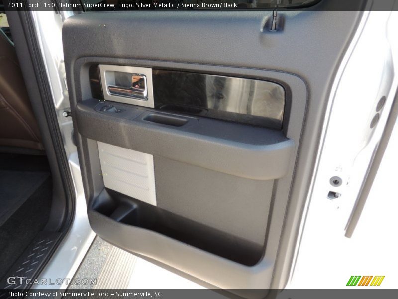 Ingot Silver Metallic / Sienna Brown/Black 2011 Ford F150 Platinum SuperCrew