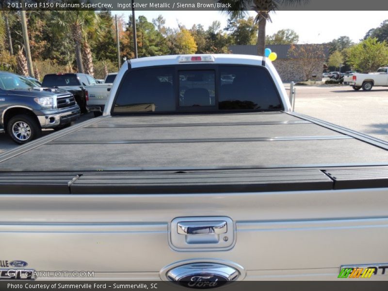 Ingot Silver Metallic / Sienna Brown/Black 2011 Ford F150 Platinum SuperCrew