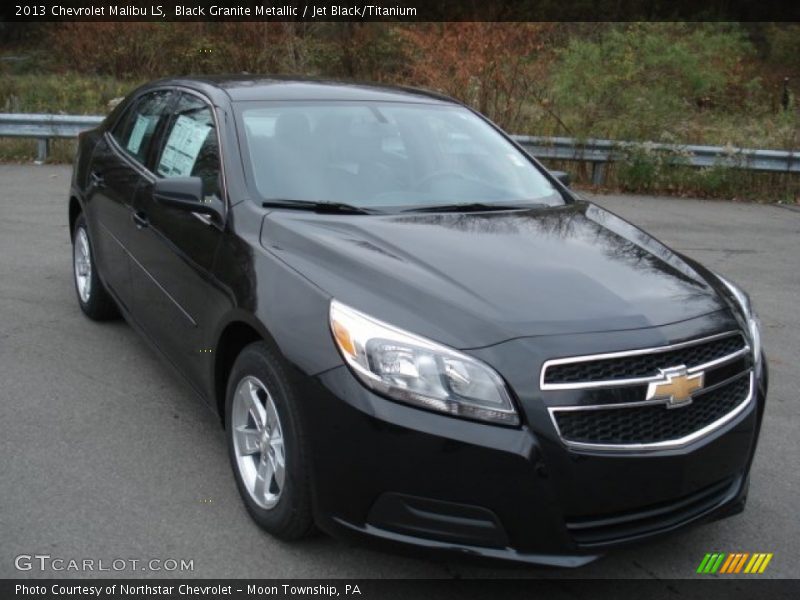 Black Granite Metallic / Jet Black/Titanium 2013 Chevrolet Malibu LS