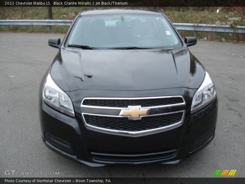 Black Granite Metallic / Jet Black/Titanium 2013 Chevrolet Malibu LS