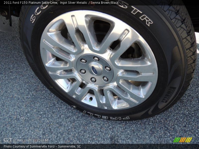 Ingot Silver Metallic / Sienna Brown/Black 2011 Ford F150 Platinum SuperCrew