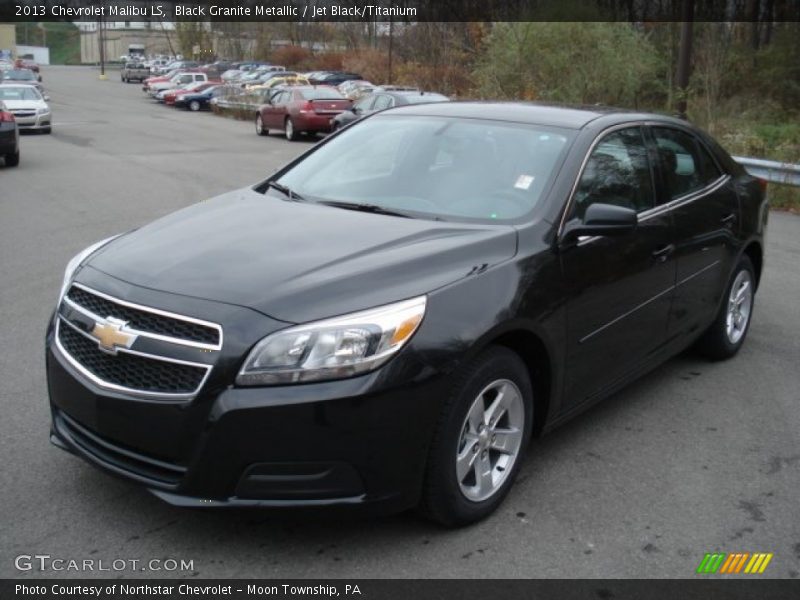Black Granite Metallic / Jet Black/Titanium 2013 Chevrolet Malibu LS