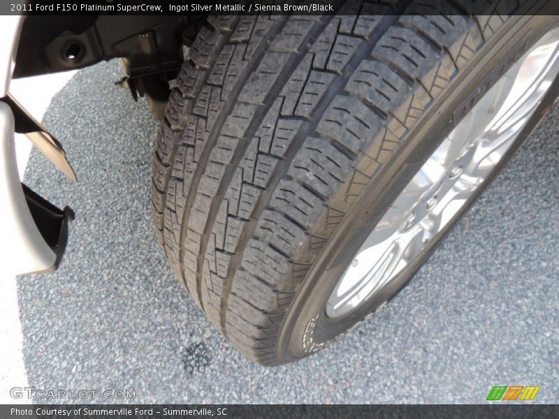 Ingot Silver Metallic / Sienna Brown/Black 2011 Ford F150 Platinum SuperCrew