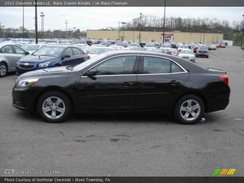 Black Granite Metallic / Jet Black/Titanium 2013 Chevrolet Malibu LS