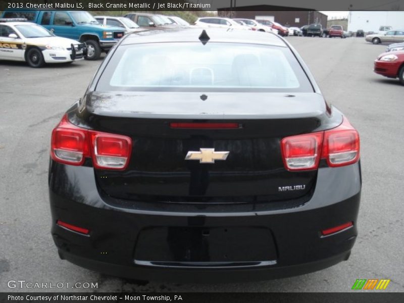 Black Granite Metallic / Jet Black/Titanium 2013 Chevrolet Malibu LS