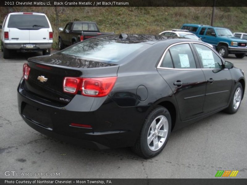 Black Granite Metallic / Jet Black/Titanium 2013 Chevrolet Malibu LS