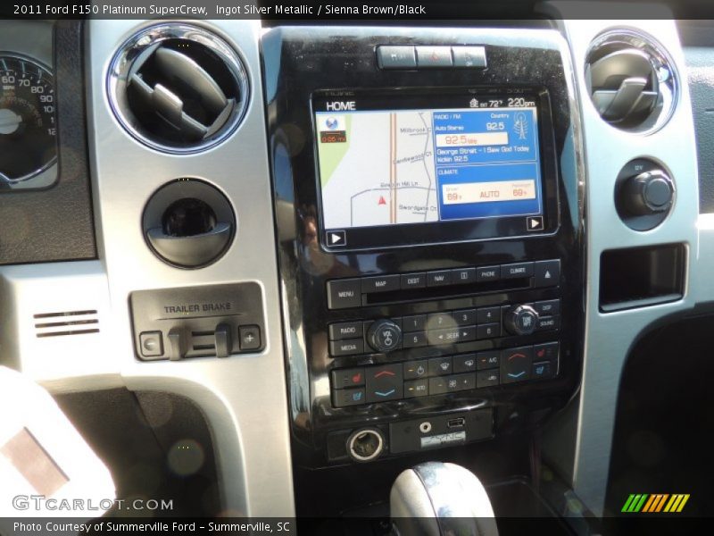 Ingot Silver Metallic / Sienna Brown/Black 2011 Ford F150 Platinum SuperCrew