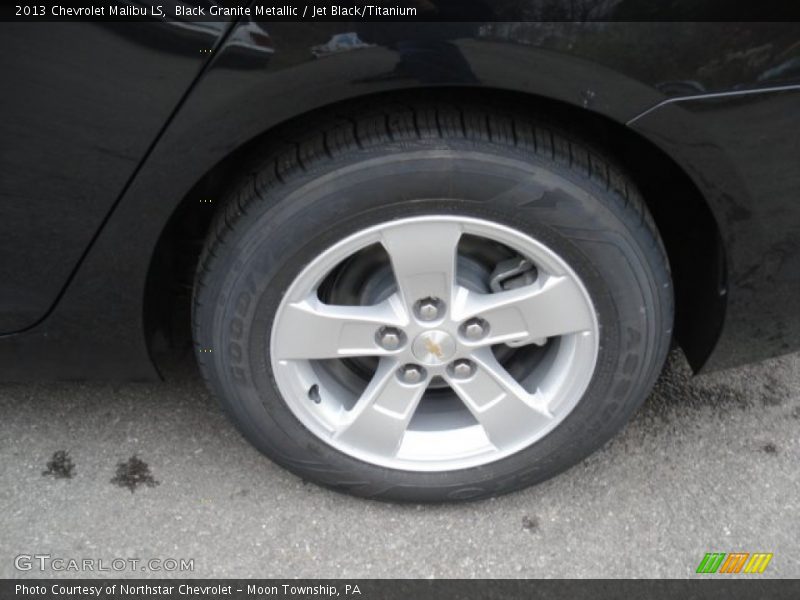 Black Granite Metallic / Jet Black/Titanium 2013 Chevrolet Malibu LS