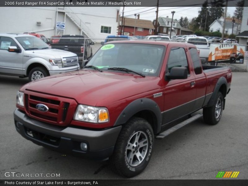Redfire Metallic / Medium Dark Flint 2006 Ford Ranger FX4 SuperCab 4x4