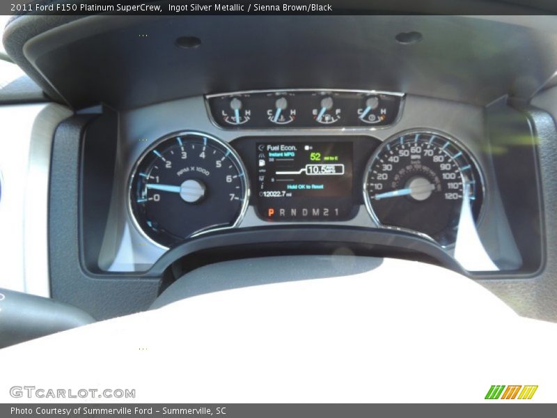 Ingot Silver Metallic / Sienna Brown/Black 2011 Ford F150 Platinum SuperCrew