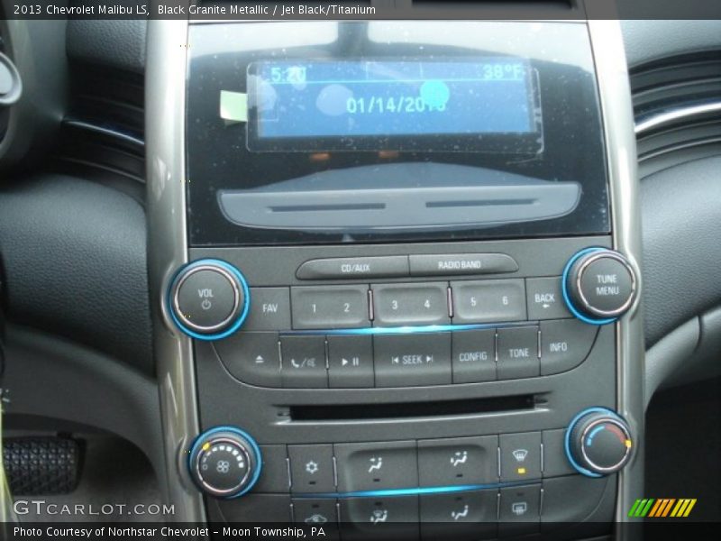 Black Granite Metallic / Jet Black/Titanium 2013 Chevrolet Malibu LS