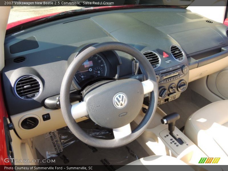 Salsa Red / Cream 2007 Volkswagen New Beetle 2.5 Convertible