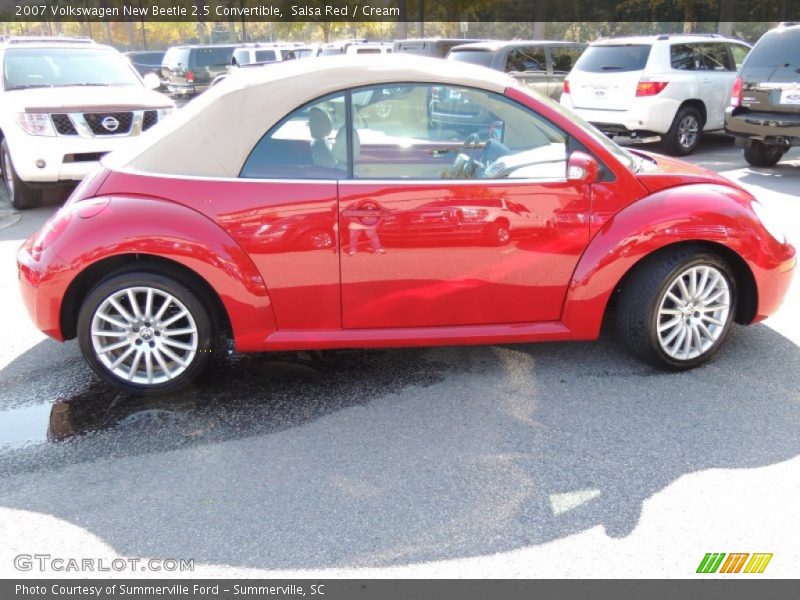Salsa Red / Cream 2007 Volkswagen New Beetle 2.5 Convertible