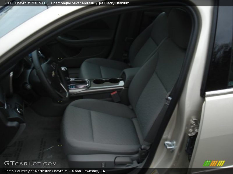 Champagne Silver Metallic / Jet Black/Titanium 2013 Chevrolet Malibu LS