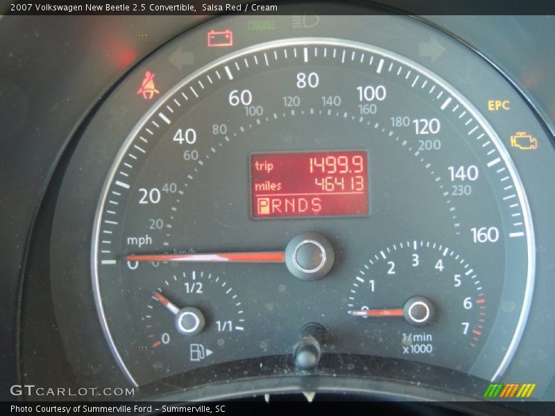 Salsa Red / Cream 2007 Volkswagen New Beetle 2.5 Convertible