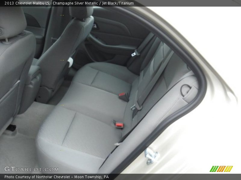 Champagne Silver Metallic / Jet Black/Titanium 2013 Chevrolet Malibu LS
