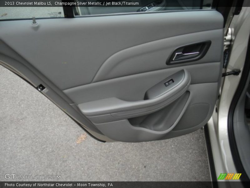 Champagne Silver Metallic / Jet Black/Titanium 2013 Chevrolet Malibu LS