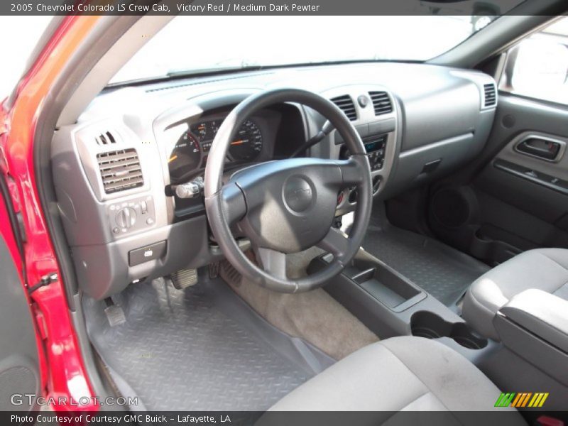 Victory Red / Medium Dark Pewter 2005 Chevrolet Colorado LS Crew Cab