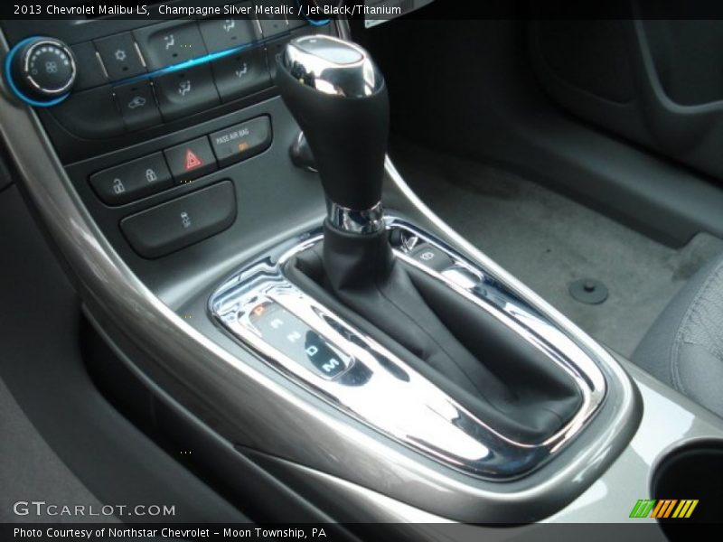 Champagne Silver Metallic / Jet Black/Titanium 2013 Chevrolet Malibu LS
