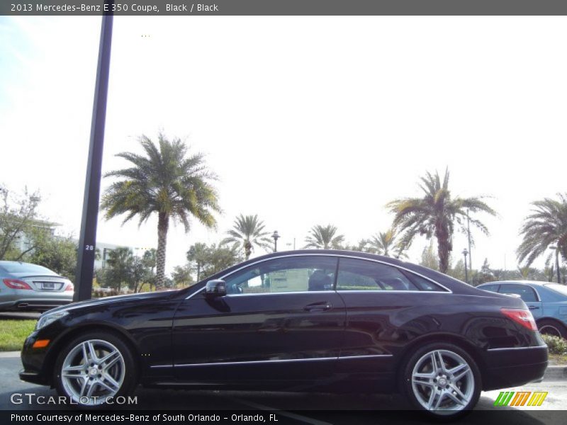Black / Black 2013 Mercedes-Benz E 350 Coupe