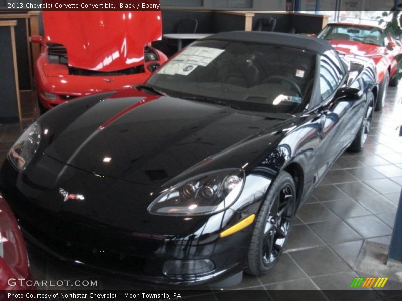 Black / Ebony 2013 Chevrolet Corvette Convertible
