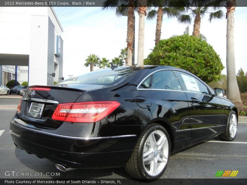 Black / Black 2013 Mercedes-Benz E 350 Coupe