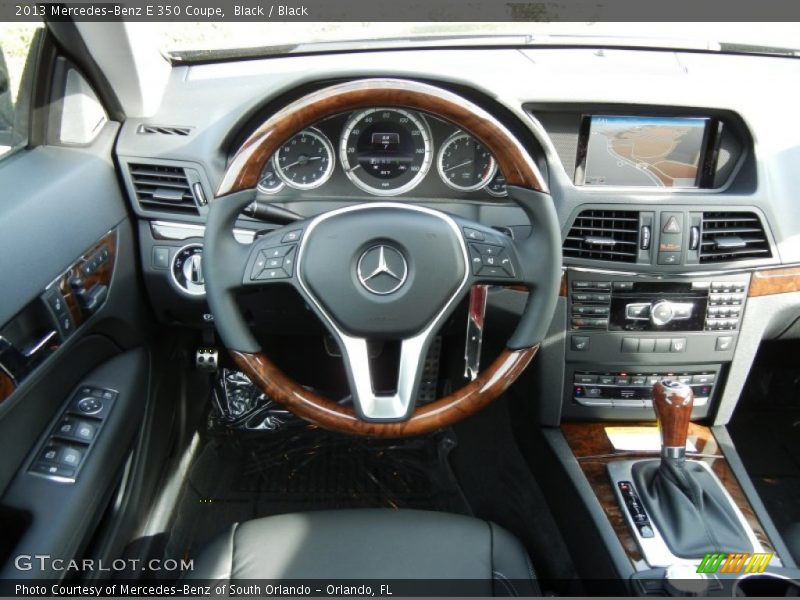 Black / Black 2013 Mercedes-Benz E 350 Coupe