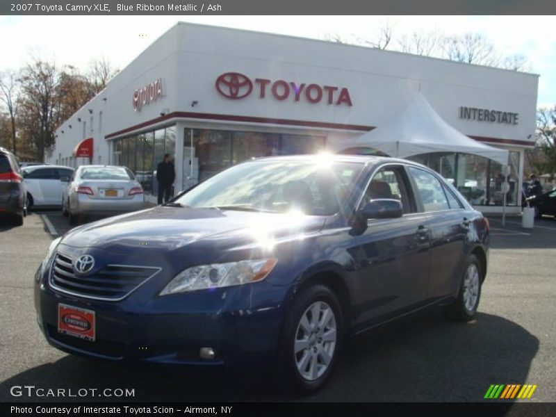 Blue Ribbon Metallic / Ash 2007 Toyota Camry XLE