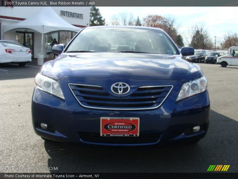 Blue Ribbon Metallic / Ash 2007 Toyota Camry XLE