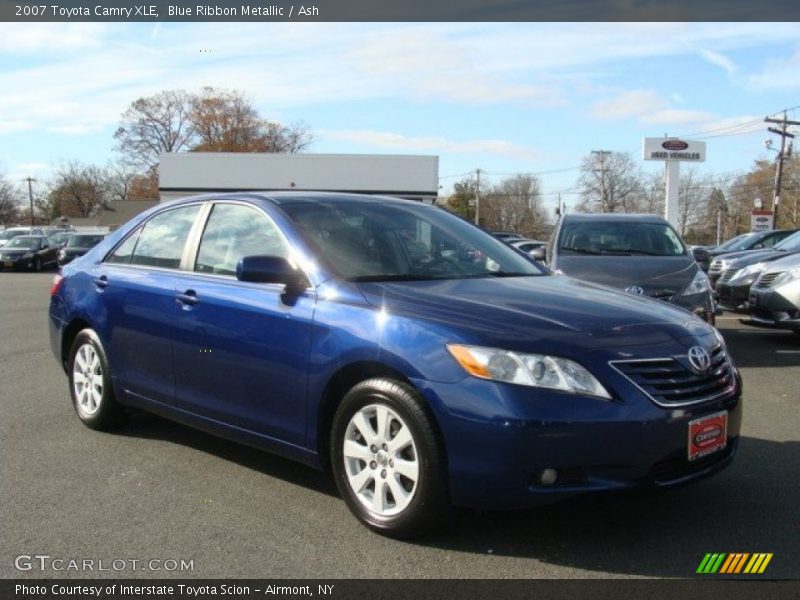 Blue Ribbon Metallic / Ash 2007 Toyota Camry XLE