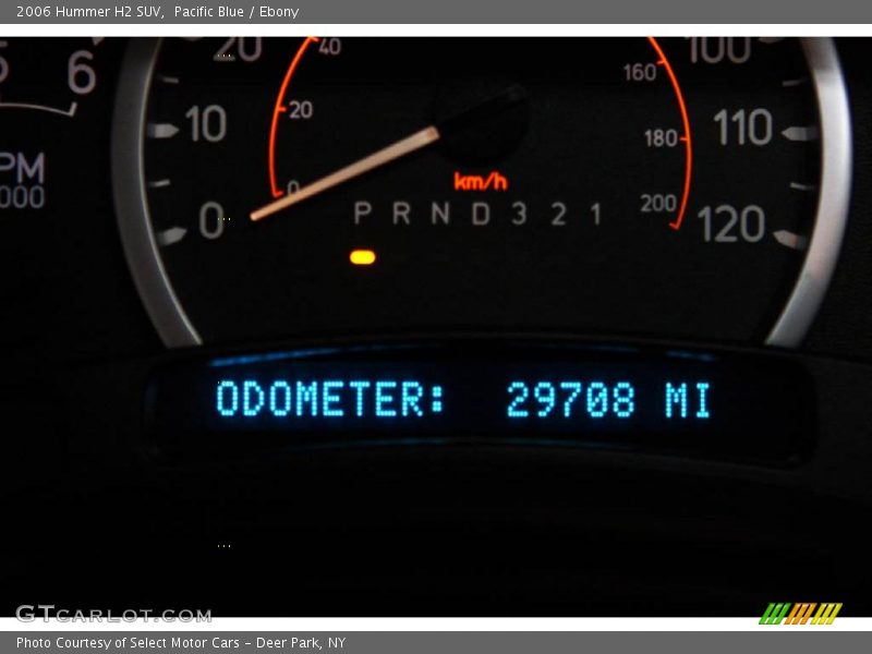 Pacific Blue / Ebony 2006 Hummer H2 SUV